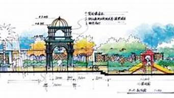 園林景觀設(shè)計(jì)剖面圖（園林景觀設(shè)計(jì)剖面圖手繪圖片）